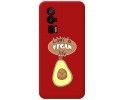 Funda Silicona Líquida Roja para Xiaomi POCO F5 Pro 5G diseño Vegan Life Dibujos