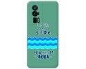 Funda Silicona Líquida Verde para Xiaomi POCO F5 Pro 5G diseño Agua Dibujos