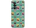Funda Silicona Líquida Verde para Xiaomi POCO F5 Pro 5G diseño Catrina Dibujos