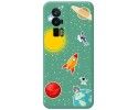 Funda Silicona Líquida Verde para Xiaomi POCO F5 Pro 5G diseño Espacio Dibujos