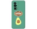 Funda Silicona Líquida Verde para Xiaomi POCO F5 Pro 5G diseño Vegan Life Dibujos
