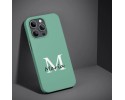 Funda Silicona Líquida Ultra Suave con Inicial Modelo 01