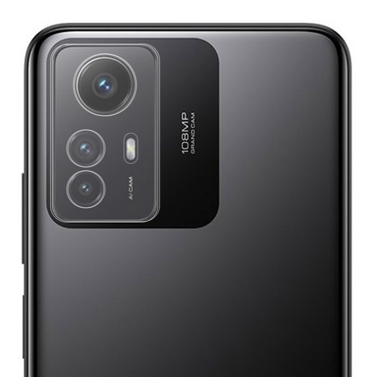 Protector Cristal Templado Cámara Trasera compatible con Xiaomi Redmi Note 12S Vidrio