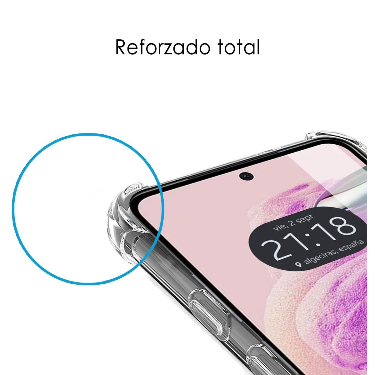 Funda Silicona Antigolpes Transparente compatible con Xiaomi Redmi Note 12S