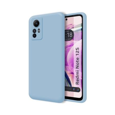 Funda Silicona Líquida Ultra Suave compatible con Xiaomi Redmi Note 12S color Azul
