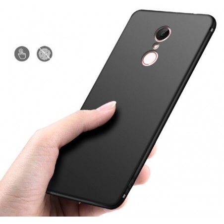Funda Gel Tpu Tipo Mate Negra para Xiaomi Redmi 5