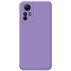 Funda Silicona Líquida Ultra Suave compatible con Xiaomi Redmi Note 12S color Morado 2