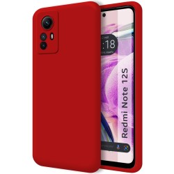 Funda Silicona Líquida Ultra Suave compatible con Xiaomi Redmi Note 12S color Rojo