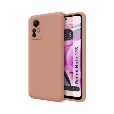 Funda Silicona Líquida Ultra Suave compatible con Xiaomi Redmi Note 12S color Rosa