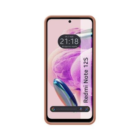 Funda Silicona Líquida Ultra Suave compatible con Xiaomi Redmi Note 12S color Rosa