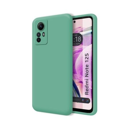 Funda Silicona Líquida Ultra Suave compatible con Xiaomi Redmi Note 12S color Verde