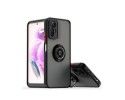 Funda Mate con Borde Negro y Anillo Giratorio 360 compatible con Xiaomi Redmi Note 12S