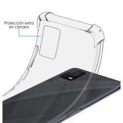 Funda Silicona Antigolpes Transparente para TCL 408 2