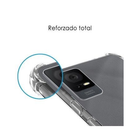 Funda Silicona Antigolpes Transparente para TCL 408