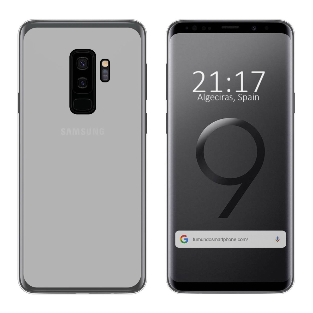 Funda Gel Tpu para Samsung Galaxy S9 Plus Color Transparente