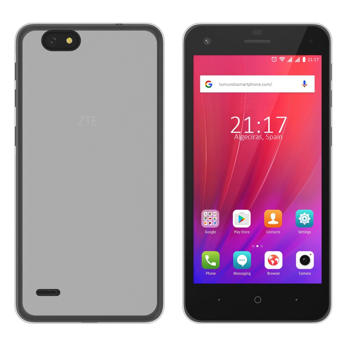 Funda Gel Tpu para Zte Blade A330 Color Transparente