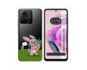 Funda Silicona Transparente compatible con Xiaomi Redmi Note 12S diseño Conejo Dibujos