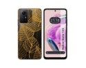 Funda Silicona Transparente compatible con Xiaomi Redmi Note 12S diseño Hojas Dibujos