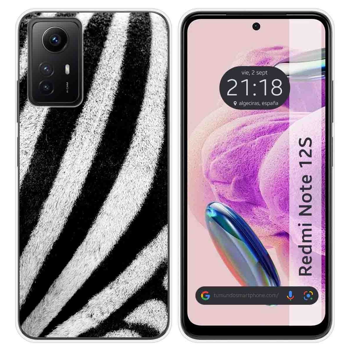 Funda Silicona compatible con Xiaomi Redmi Note 12S diseño Animal 02 Dibujos