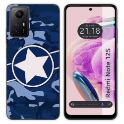 Funda Silicona compatible con Xiaomi Redmi Note 12S diseño Camuflaje 03 Dibujos