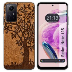 Funda Silicona compatible con Xiaomi Redmi Note 12S diseño Cuero 03 Dibujos