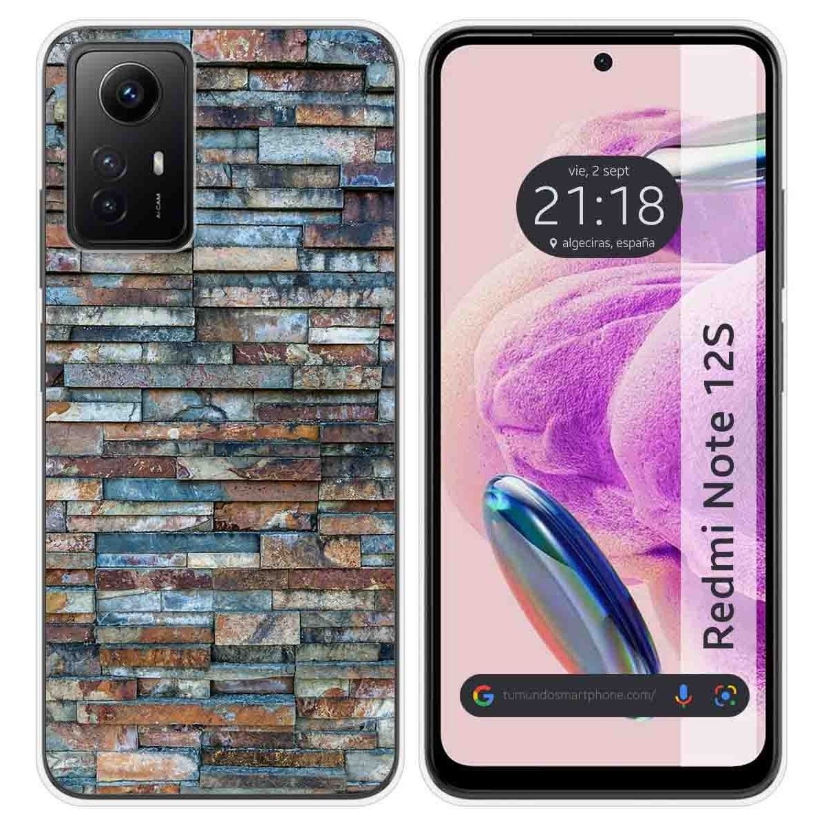 Funda Silicona compatible con Xiaomi Redmi Note 12S diseño Ladrillo 05 Dibujos