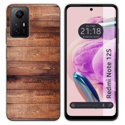 Funda Silicona compatible con Xiaomi Redmi Note 12S diseño Madera 02 Dibujos