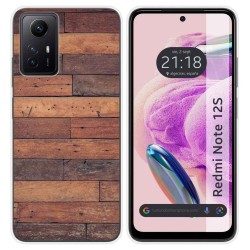 Funda Silicona compatible con Xiaomi Redmi Note 12S diseño Madera 03 Dibujos