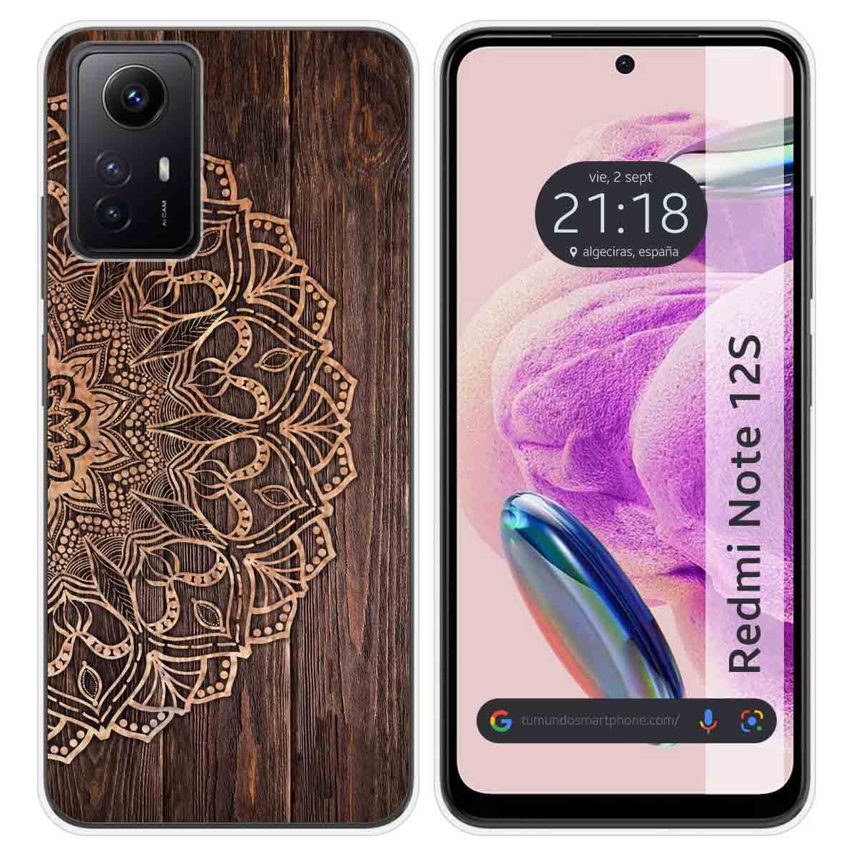Funda Silicona compatible con Xiaomi Redmi Note 12S diseño Madera 06 Dibujos