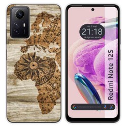 Funda Silicona compatible con Xiaomi Redmi Note 12S diseño Madera 07 Dibujos