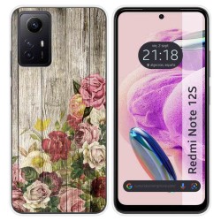 Funda Silicona compatible con Xiaomi Redmi Note 12S diseño Madera 08 Dibujos