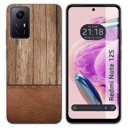 Funda Silicona compatible con Xiaomi Redmi Note 12S diseño Madera 09 Dibujos
