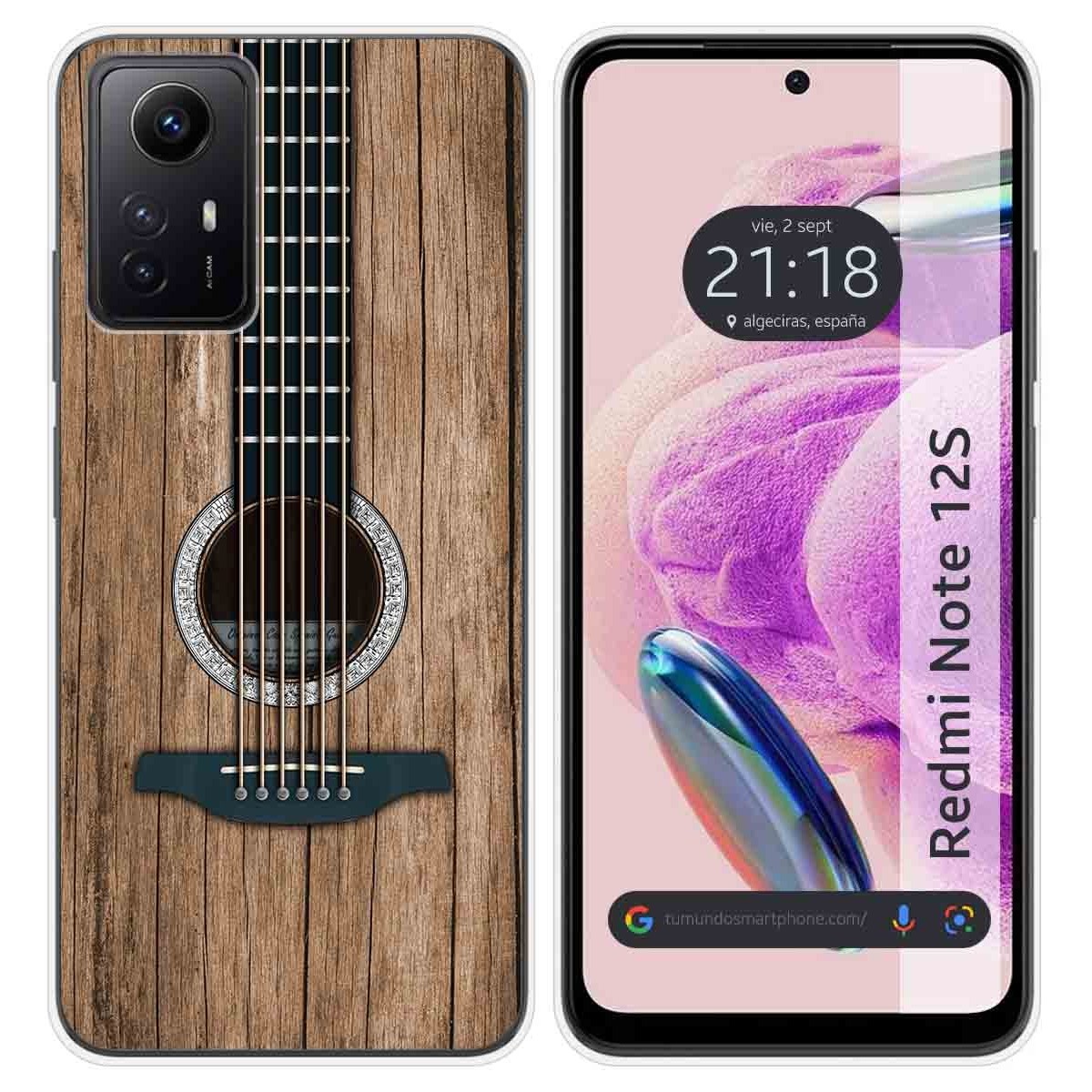 Funda Silicona compatible con Xiaomi Redmi Note 12S diseño Madera 11 Dibujos