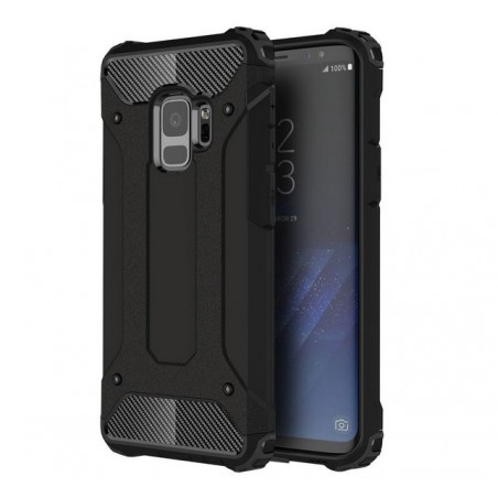 Funda Tipo Hybrid Tough Armor (Pc+Tpu) Negra para Samsung Galaxy S9