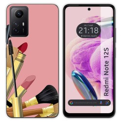 Funda Silicona compatible con Xiaomi Redmi Note 12S diseño Brochas Dibujos