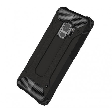 Funda Tipo Hybrid Tough Armor (Pc+Tpu) Negra para Samsung Galaxy S9