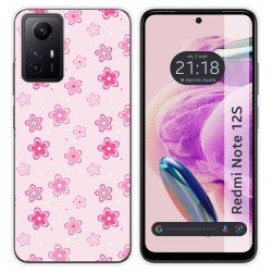Funda Silicona compatible con Xiaomi Redmi Note 12S diseño Flores Dibujos