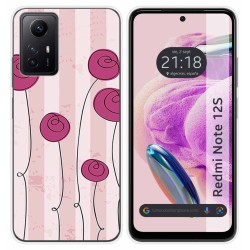 Funda Silicona compatible con Xiaomi Redmi Note 12S diseño Flores Vintage Dibujos