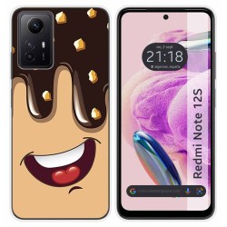 Funda Silicona compatible con Xiaomi Redmi Note 12S diseño Helado Chocolate Dibujos