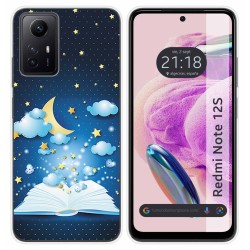 Funda Silicona compatible con Xiaomi Redmi Note 12S diseño Libro Cuentos Dibujos