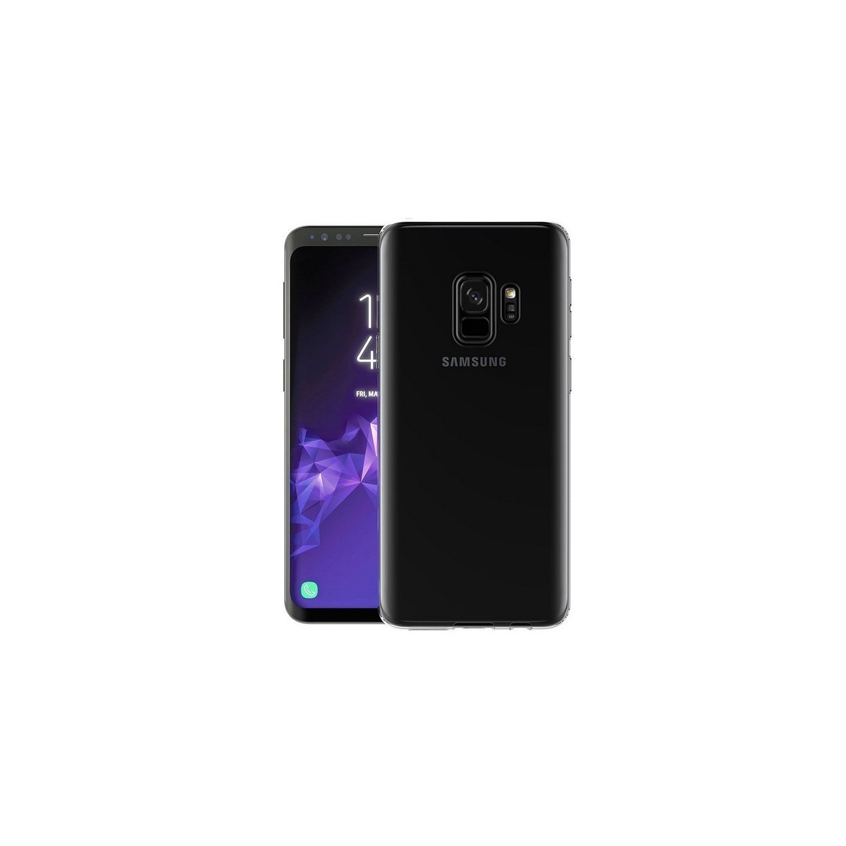 Funda Gel Tpu Fina Ultra-Thin 0,5mm Transparente para Samsung Galaxy S9