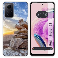 Funda Silicona compatible con Xiaomi Redmi Note 12S diseño Sunset Dibujos