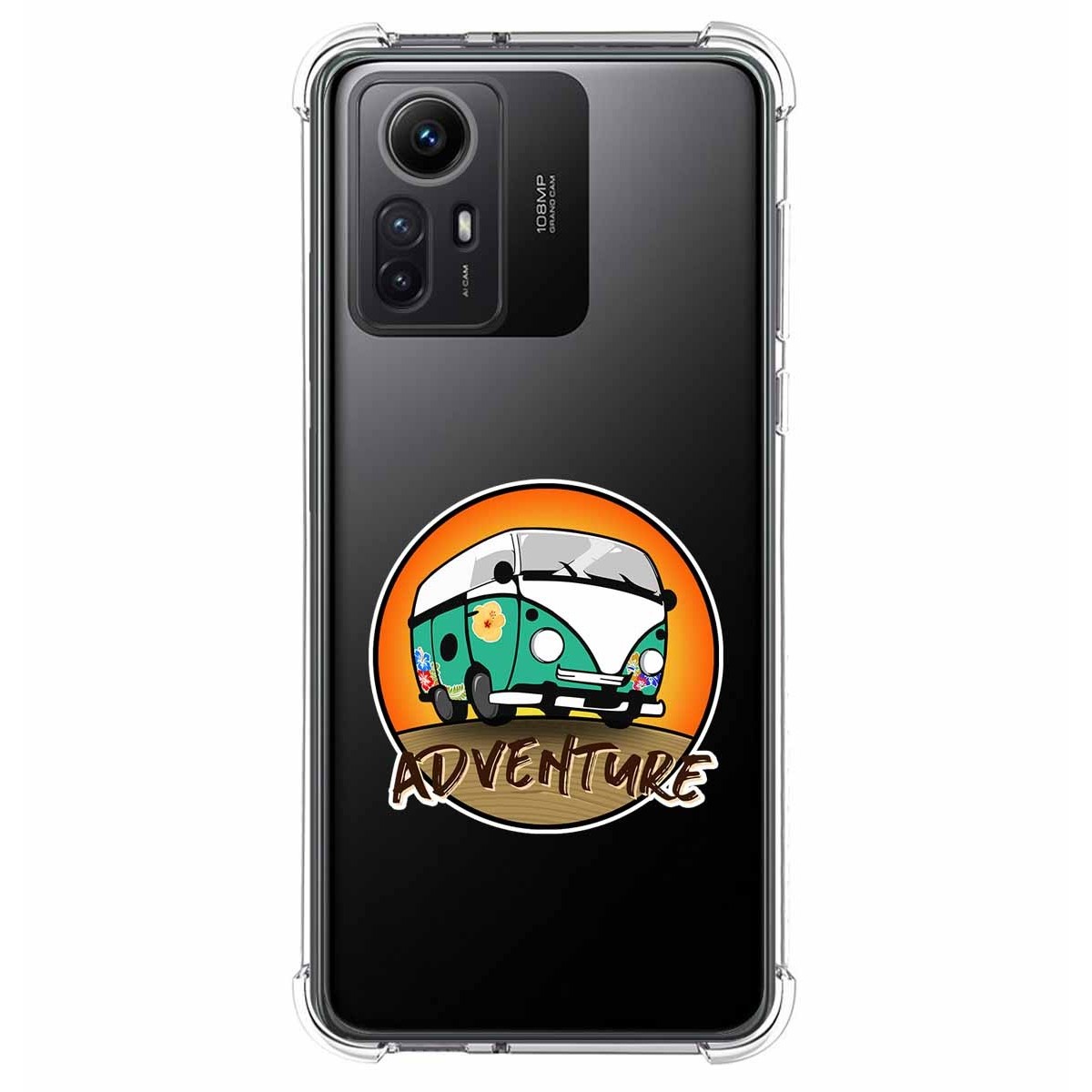 Funda Silicona Antigolpes compatible con Xiaomi Redmi Note 12S diseño Adventure Dibujos