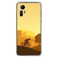Funda Silicona Antigolpes compatible con Xiaomi Redmi Note 12S diseño Ciclista Dibujos
