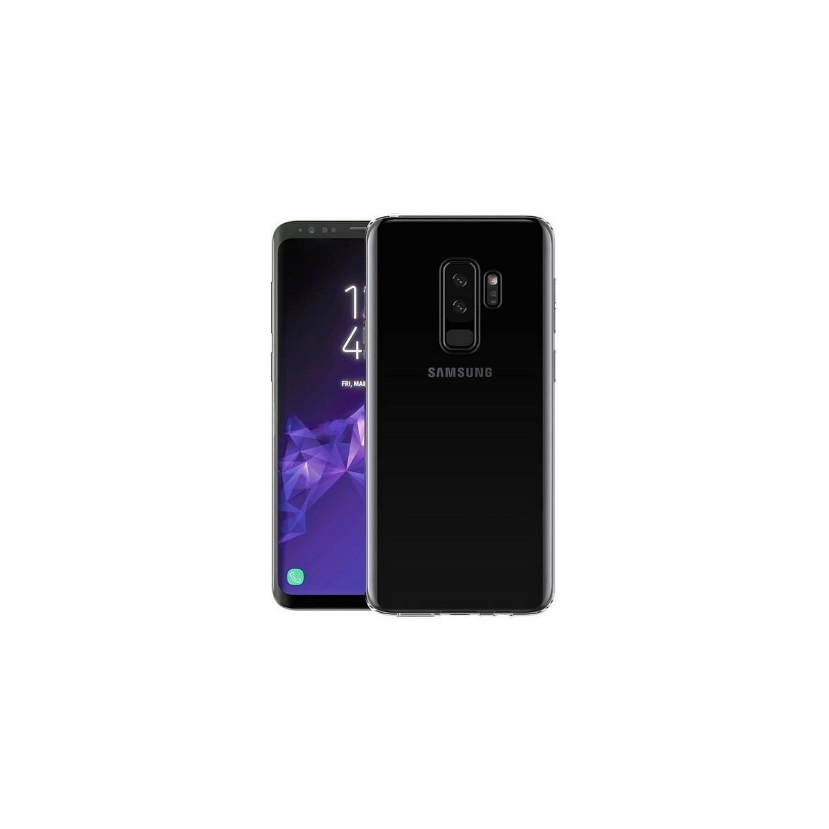 Funda Gel Tpu Fina Ultra-Thin 0,5mm Transparente para Samsung Galaxy S9 Plus