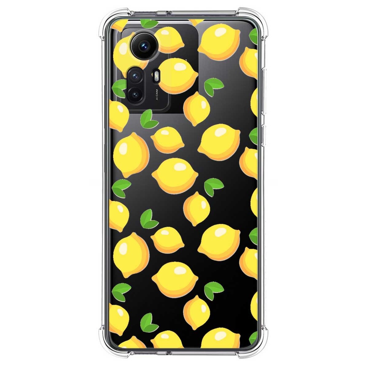 Funda Silicona Antigolpes compatible con Xiaomi Redmi Note 12S diseño Limones Dibujos