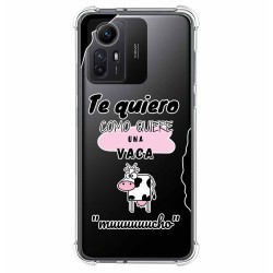 Funda Silicona Antigolpes compatible con Xiaomi Redmi Note 12S diseño Vaca Dibujos