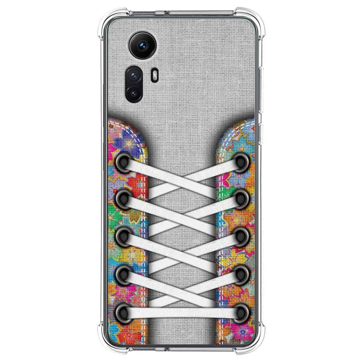 Funda Silicona Antigolpes compatible con Xiaomi Redmi Note 12S diseño Zapatillas 04 Dibujos