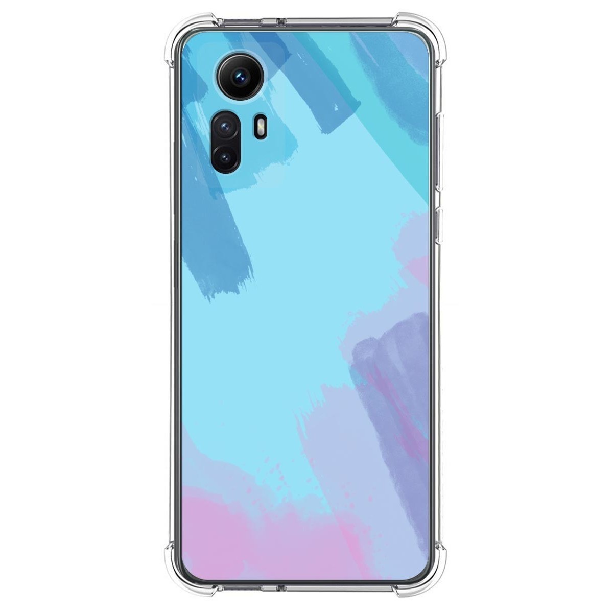 Funda Silicona Antigolpes compatible con Xiaomi Redmi Note 12S diseño Acuarela 10 Dibujos
