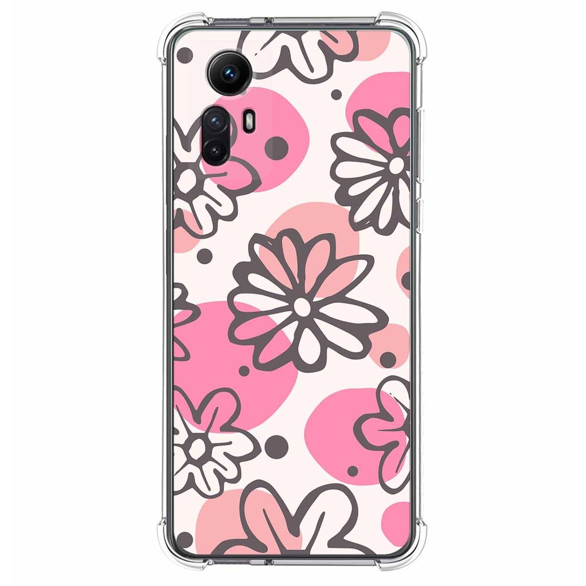 Funda Silicona Antigolpes compatible con Xiaomi Redmi Note 12S diseño Flores 09 Dibujos